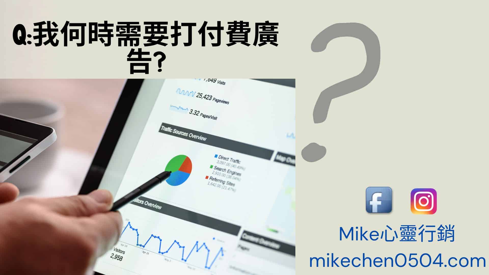 Read more about the article Q:我何時需要打付費廣告呢?